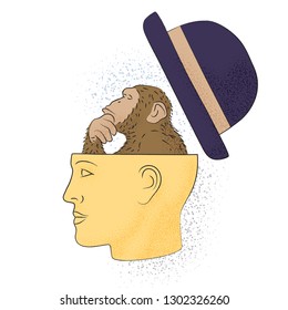Symbolic drawing of the knowledge of philosophy