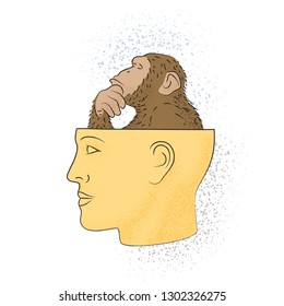 Symbolic drawing of the knowledge of philosophy