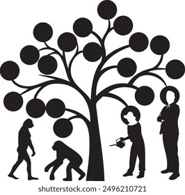 Symbolic family tree in which your Ancestry is present