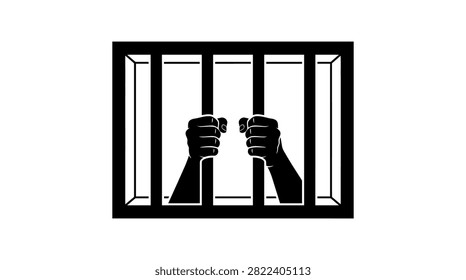 Symbolic illustration of captivity and restricted movement.