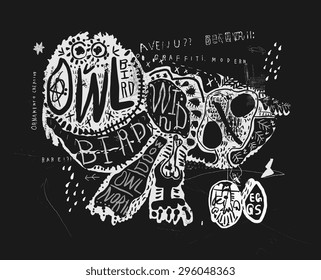 The symbolic image of the owl, which incubates the eggs.