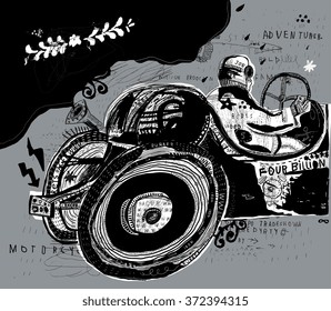 Symbolic image of a sports car