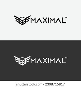 Logotipo simbólico, logotipo, logotipo exclusivo de la marca M, logotipo premium, logotipo, vector de diseño de logotipos y plantilla