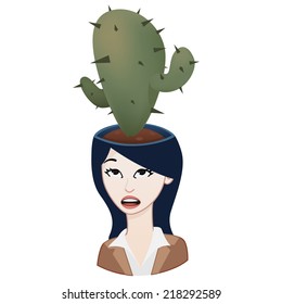 Symbolic open head girl