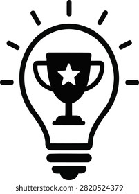 A symbolic representation of an idea resulting in success or winning an award