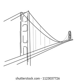 Golden Gate Bridge Sketch Images Stock Photos Vectors Shutterstock