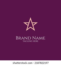 symbolic star creative logo design 
