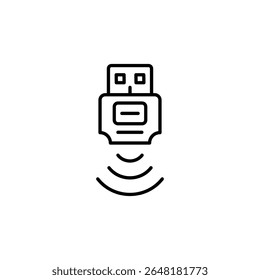 Ícone Simbólico De Conexão Usb Que Representa A Transferência De Dados E A Conectividade