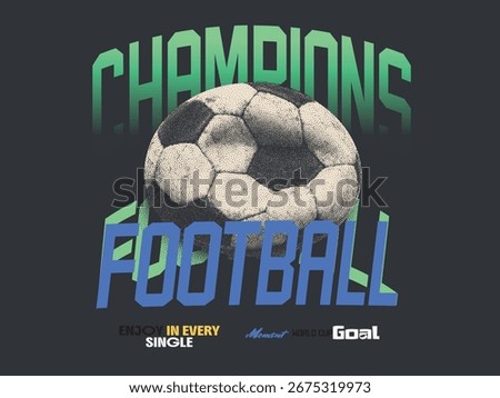 symbolic vector illustration of the world cup championship, vintage football tee shirt design, football jersey design, soccer t-shirt design.