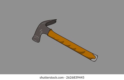 Symbol,icon simple elegant iron hammer