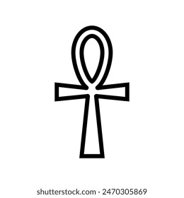 symbolism goth subculture line icon vector. symbolism goth subculture sign. isolated contour symbol black illustration