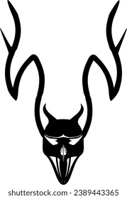 Symbolism - Viking - Ancient Nordic mask with horns