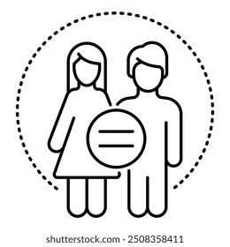 Symbolizes the fight for equal rights and opportunities for all genders.