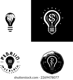 symbolizing the idea of giving financial advice and tips logo 
