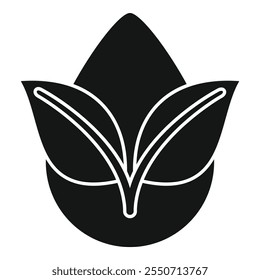 Symbolizing nature and ecology, this visual represents growth and sustainability