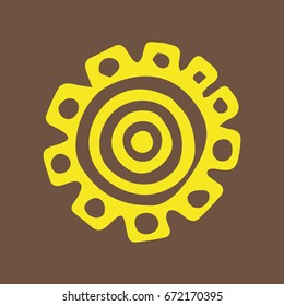 Symbols ancestors Latin American cultures circles