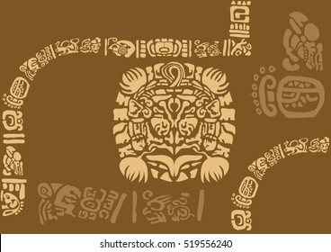 The symbols of ancient civilizations.The Aztecs, Mayans, Incas.