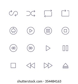 Symbols and arrows icons