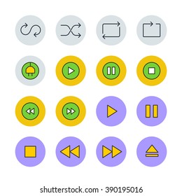 Symbols and arrows icons