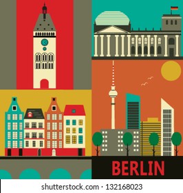 Symbols of Berlin.Vector