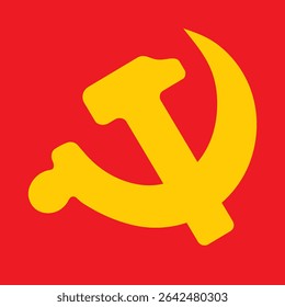 Símbolos do comunismo, martelo e foice