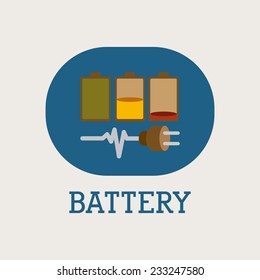 Symbols design over white background, vector illustration.