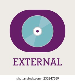 Symbols design over white background, vector illustration.