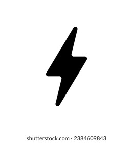 Symbole für Elektrizität und Blitzschläge