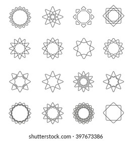 Symbols and elements sacred geometry