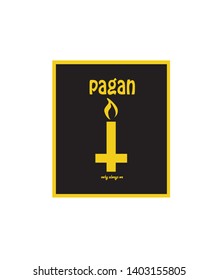 symbols fire of the pagan on the world