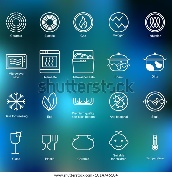 Symbols Food Grade Metal Indicate Properties Stock Vector (Royalty Free ...