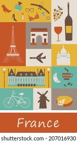 Symbols of France. Vector