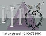 Symbols of Freemasonry, Greek columns, Solomon