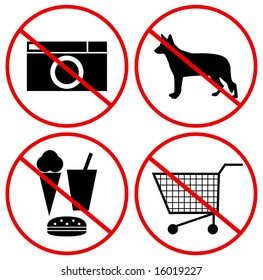 Symbols of interdiction