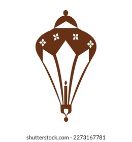 Symbols of Ramadan Mubarak, Hanging Gold Lanterns, arabic lamps, lanterns moon, lantern element, star, art, vector and illustration