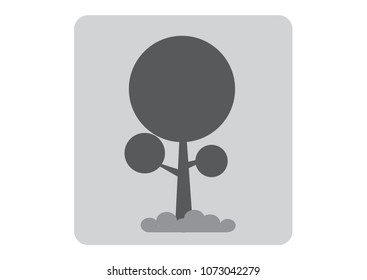 Symbols represent trees