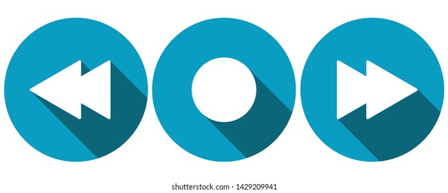 Symbols for rewind and record