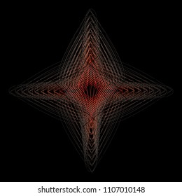 Symbols of sacred geometry, depict fundamental aspects of space and time.Flower of life symbol variations