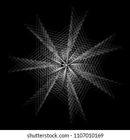 Symbols of sacred geometry, depict fundamental aspects of space and time.Flower of life symbol variations