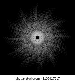Symbols of sacred geometry, depict fundamental aspects of space and time.Flower of life symbol variations