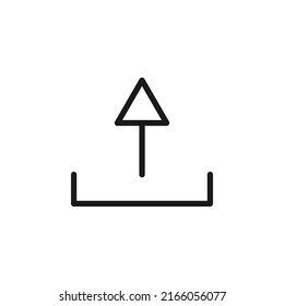 Symbols, signs, interface and internet concept. Simple monochrome illustrations for web sites, stores, apps. Vector line icon of arrow in circle 