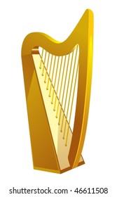 Symbols of  St.Patrick's Day: harp.