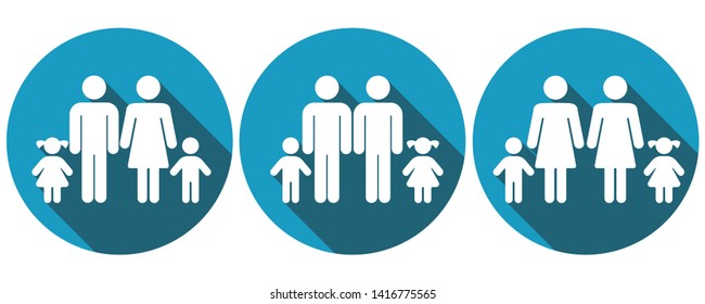 Symbols for three different families