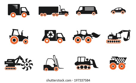 Symbols of Transportation & Loading Machines