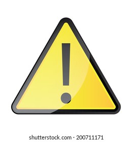 symbols triangular warning hazard