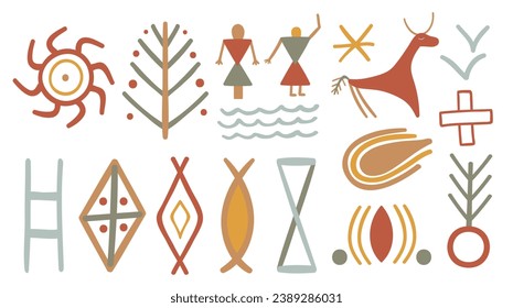 Symbols of Trypillian culture. Pagan signs of Cucuteni.