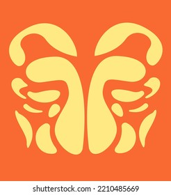 Symmetric association pattern zoo face