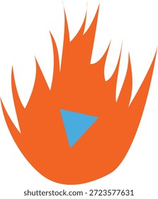 Logotipo vetor completo de cor de design simétrico com arte abstrata central criativa bela imagem limpa. 
