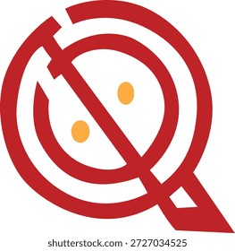 Logotipo vetor completo de cor de design simétrico com arte abstrata central criativa bela imagem limpa. 