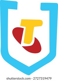 Logotipo de Vector completo de color de diseño simétrico con centro de arte abstracto creativo hermosa Imagen limpia. 